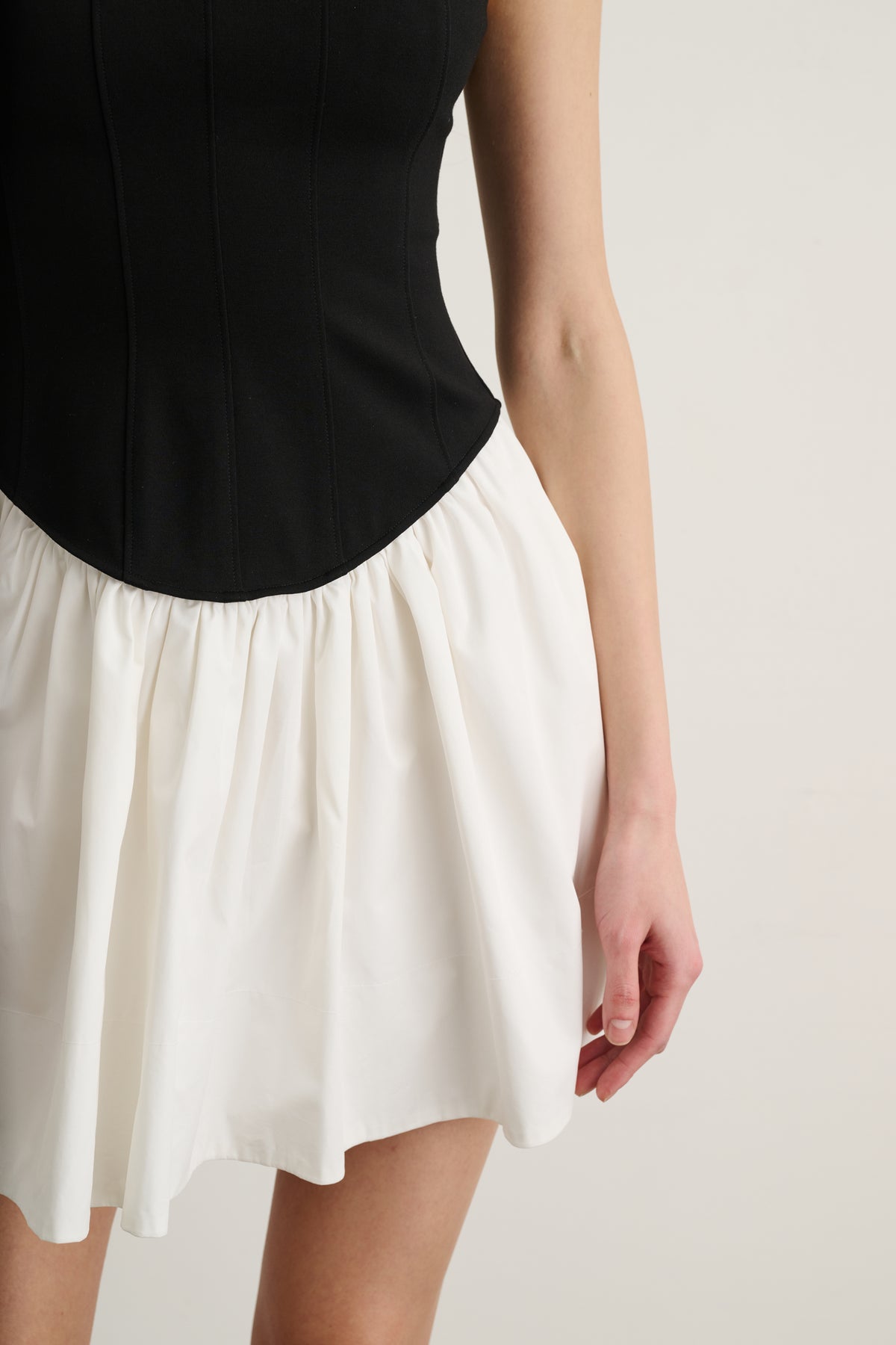 Felicie Drop Waist Corset Mini Dress | Toccin