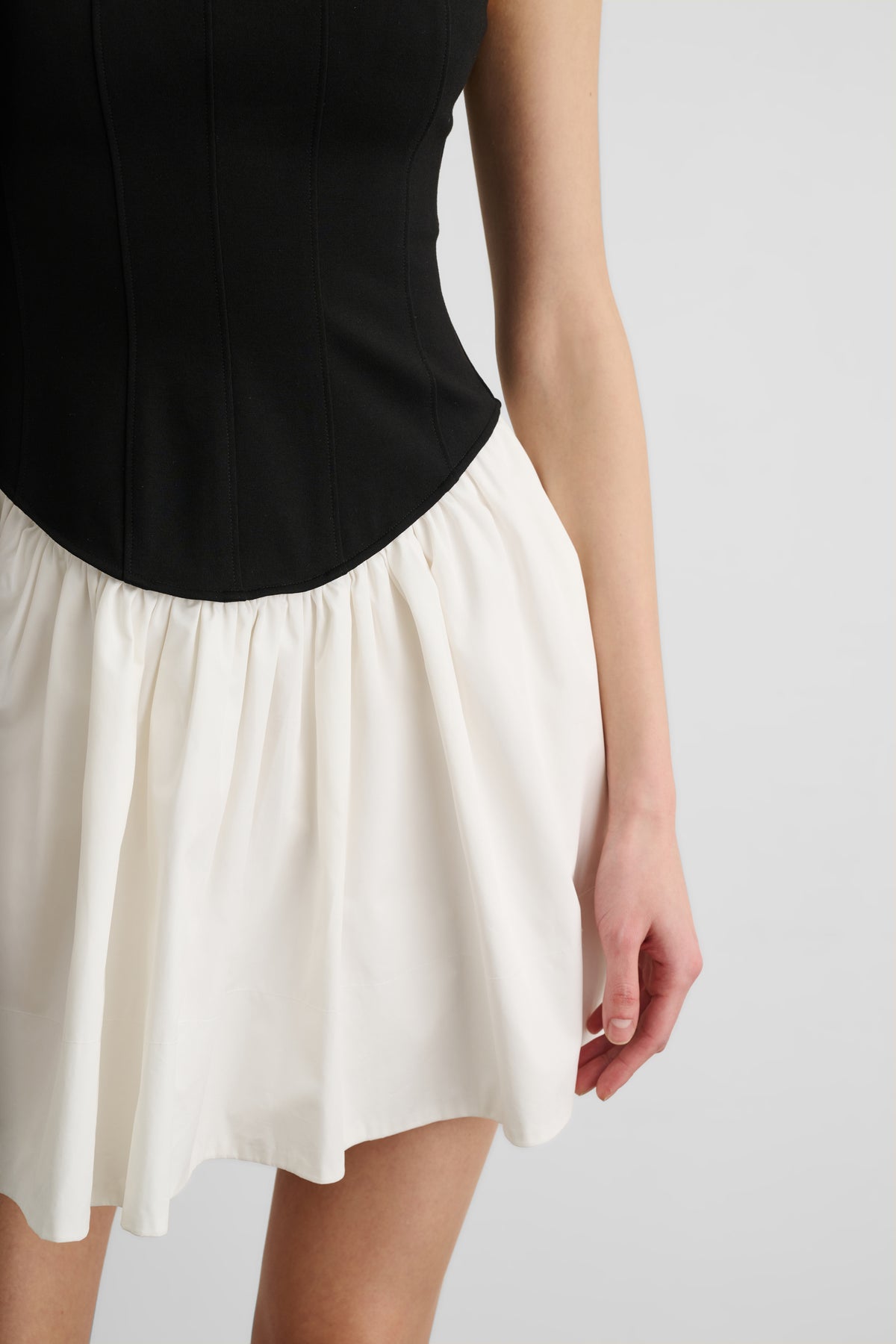 Felicie Drop Waist Corset Mini Dress | Toccin