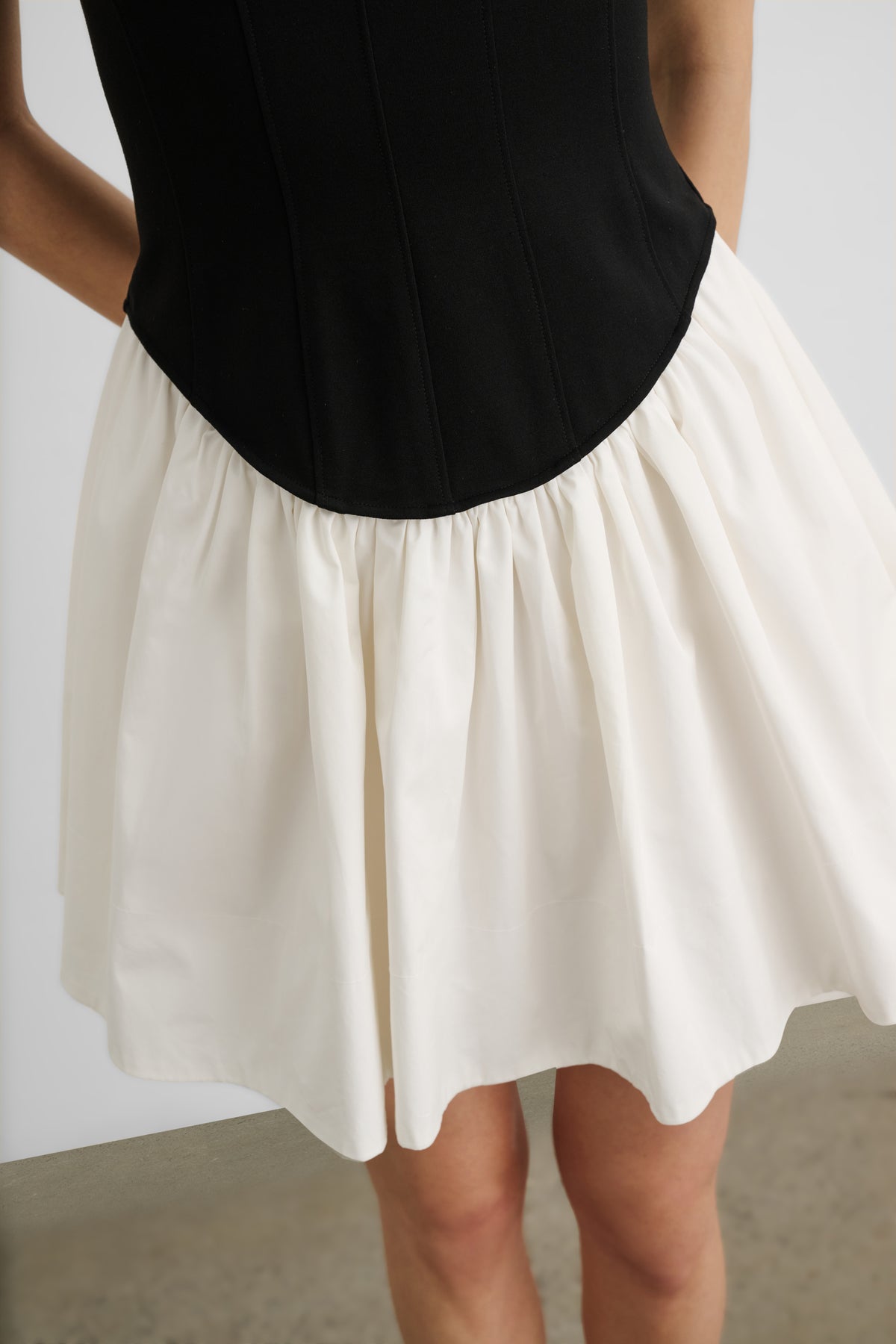 Felicie Drop Waist Corset Mini Dress | Toccin