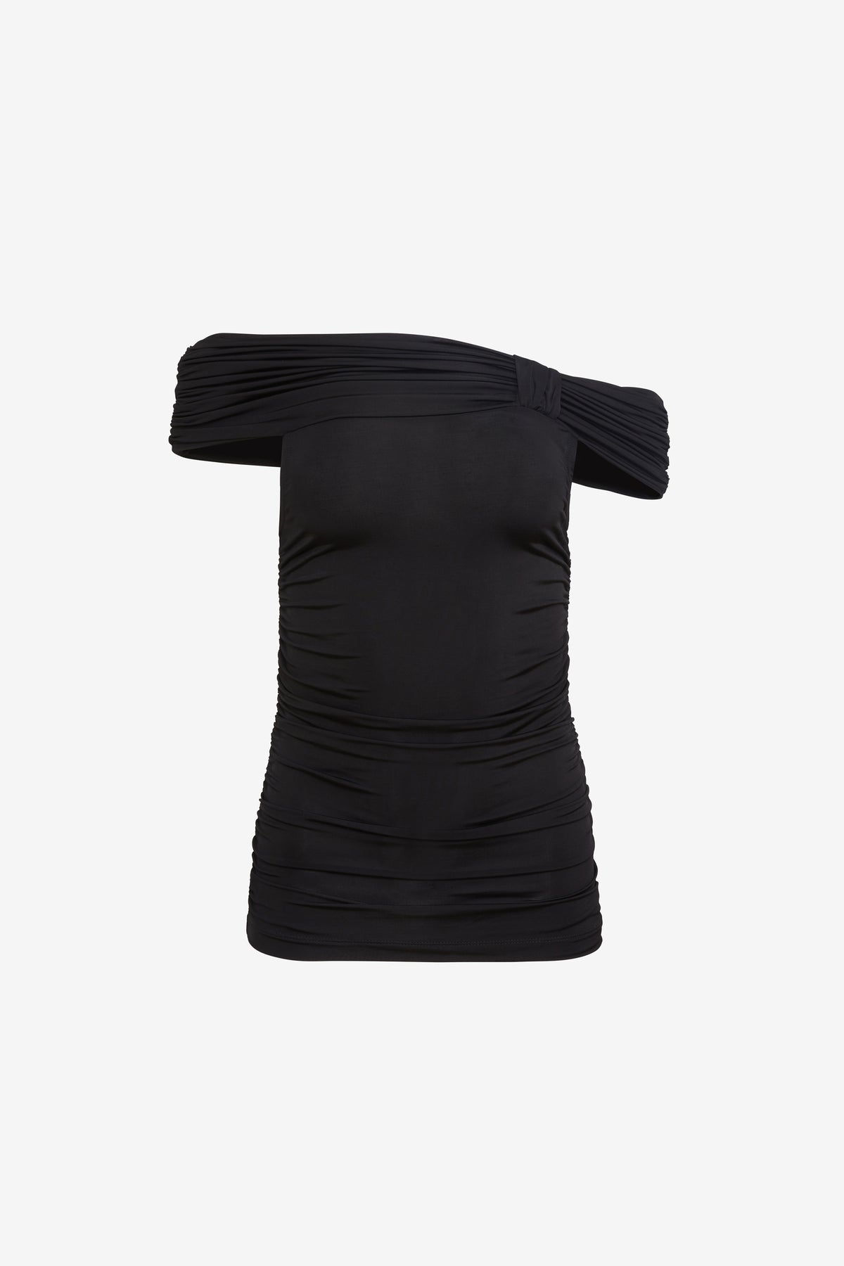 TEAGAN OFF THE SHOULDER RUCHED TOP - POS - Toccin