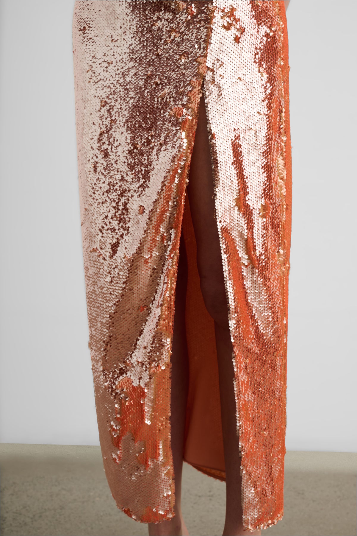 AUDREY ASYMMETRICAL DRAPED MIDI DRESS - Toccin