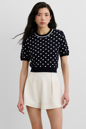 BIRDIE SHORT SLEEVE SWEATER