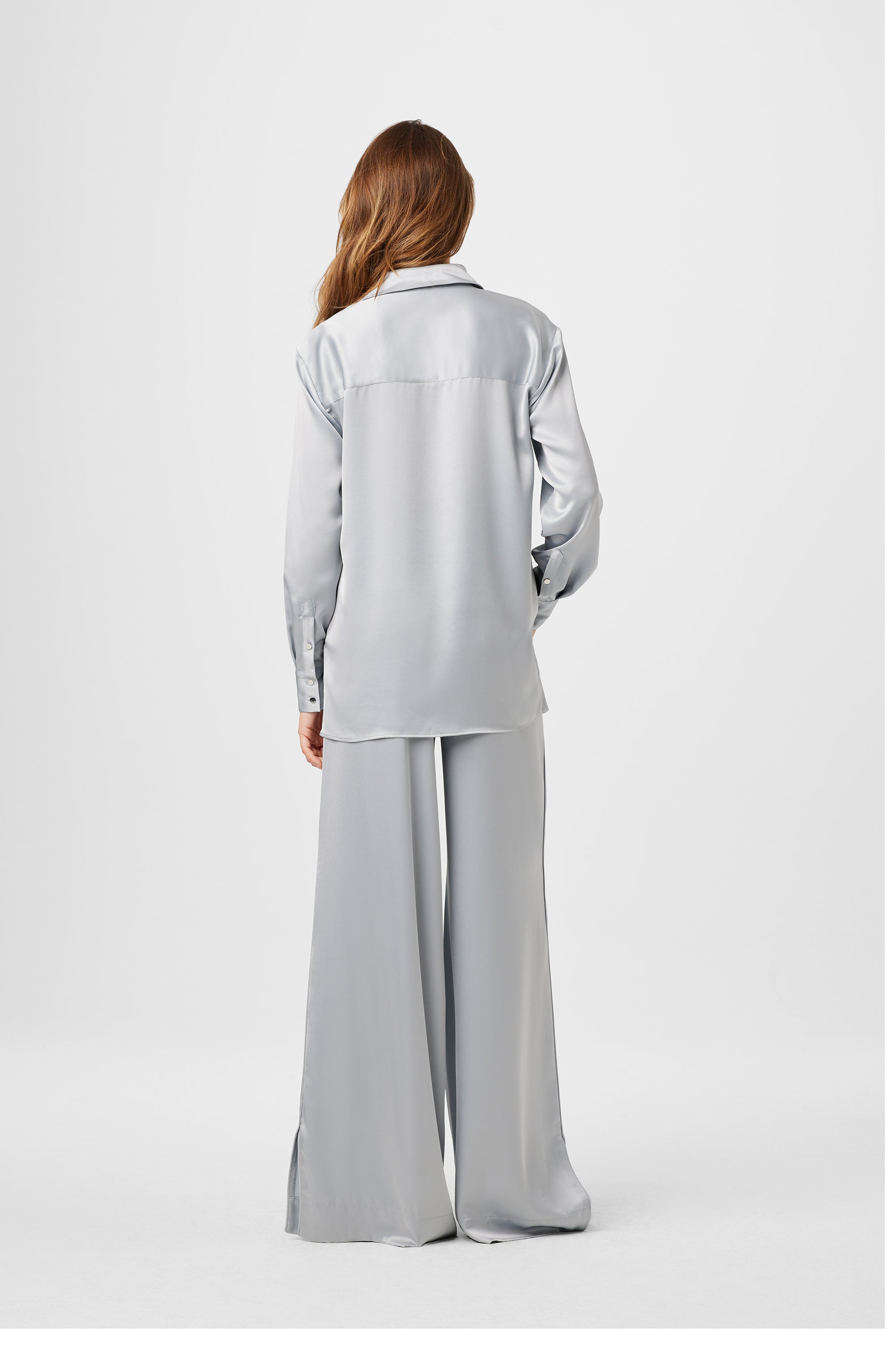 Auggie Silk Wide Leg Pants - Toccin