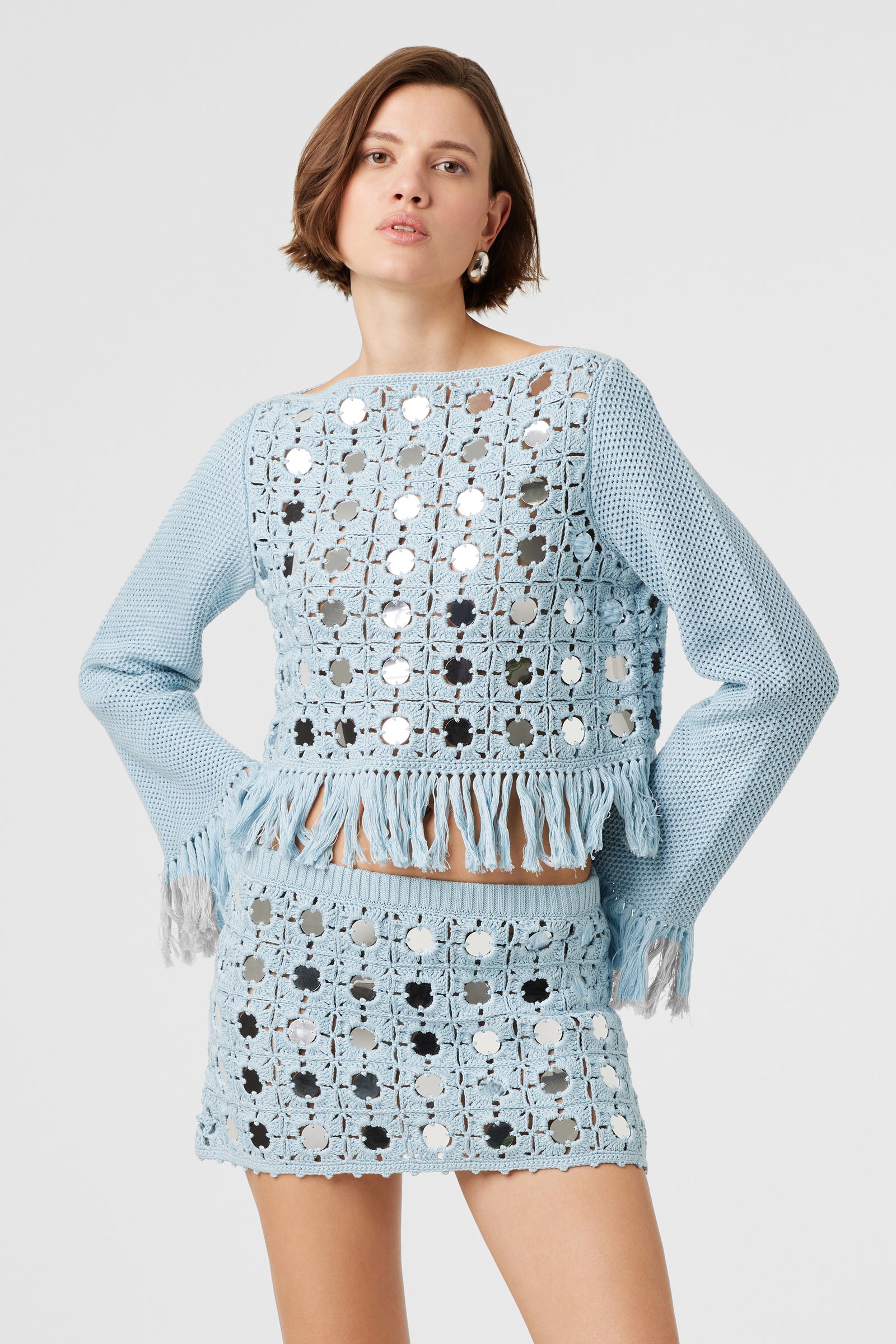 Camilla Crochet Mirror Top - Toccin