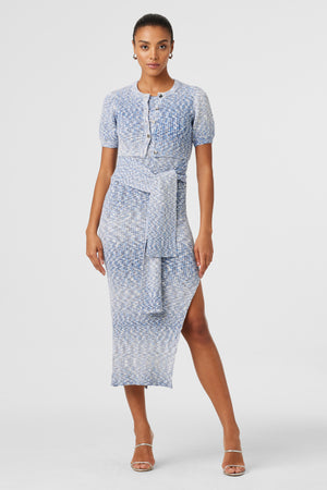 Penny Racer Tie Front Dress - Toccin