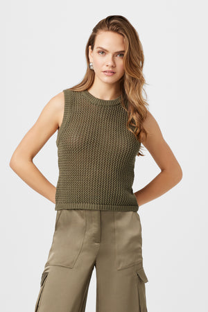 Summer Estelle Crochet Tank Top