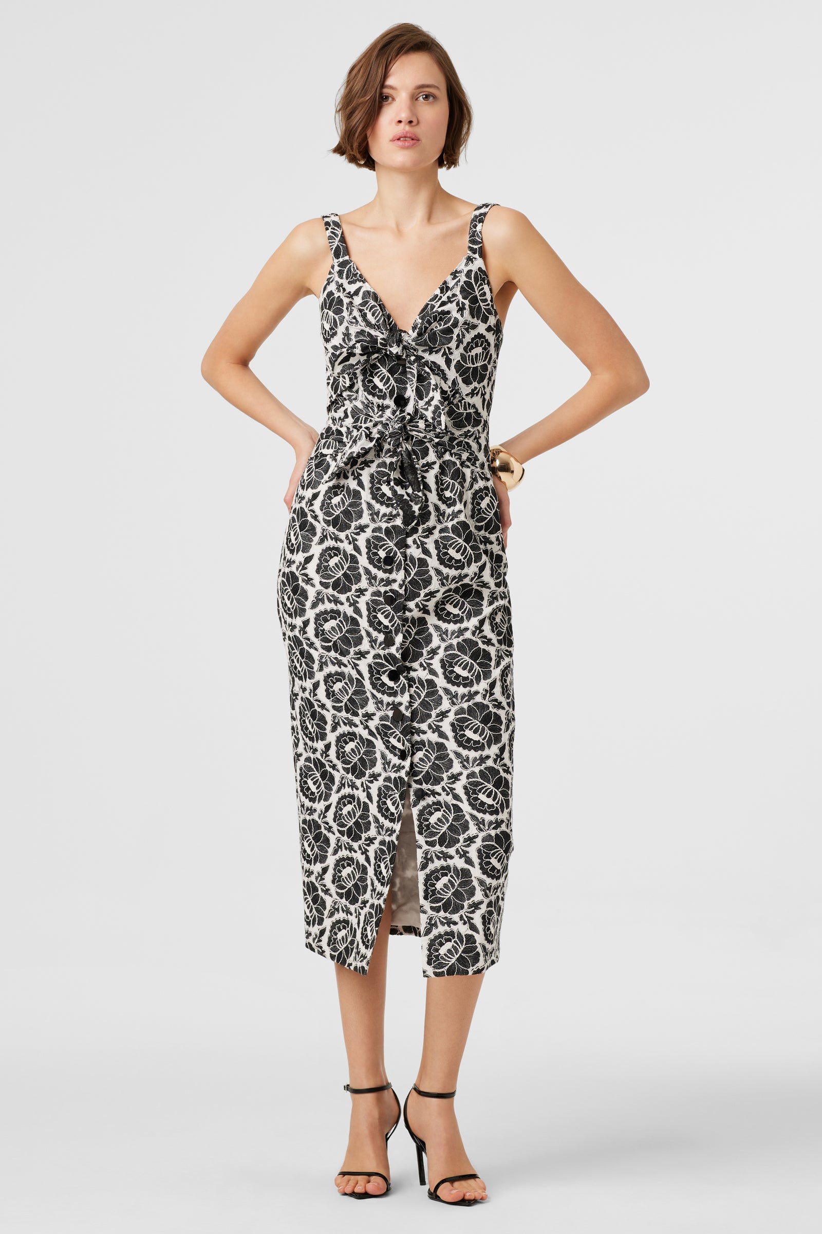 Gia Double Tie Front Dress - Toccin