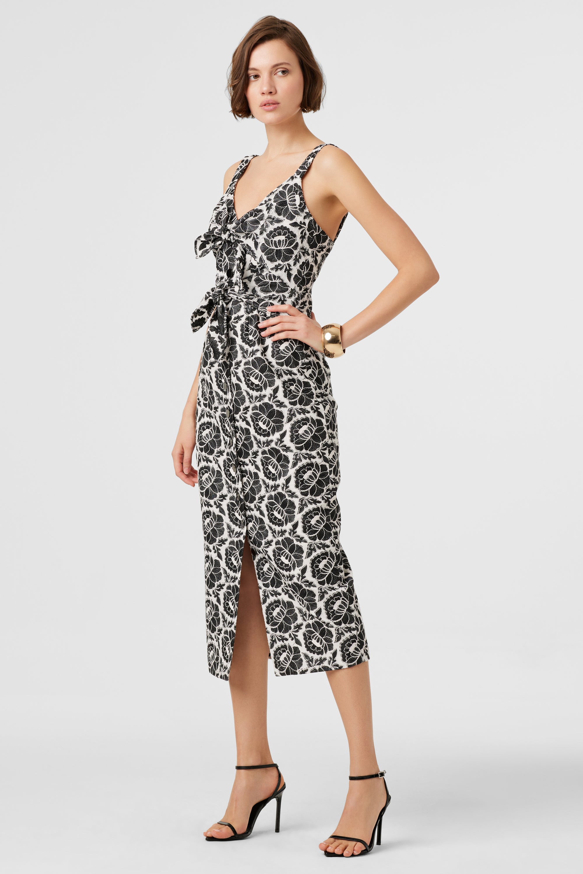 Gia Double Tie Front Dress - Toccin