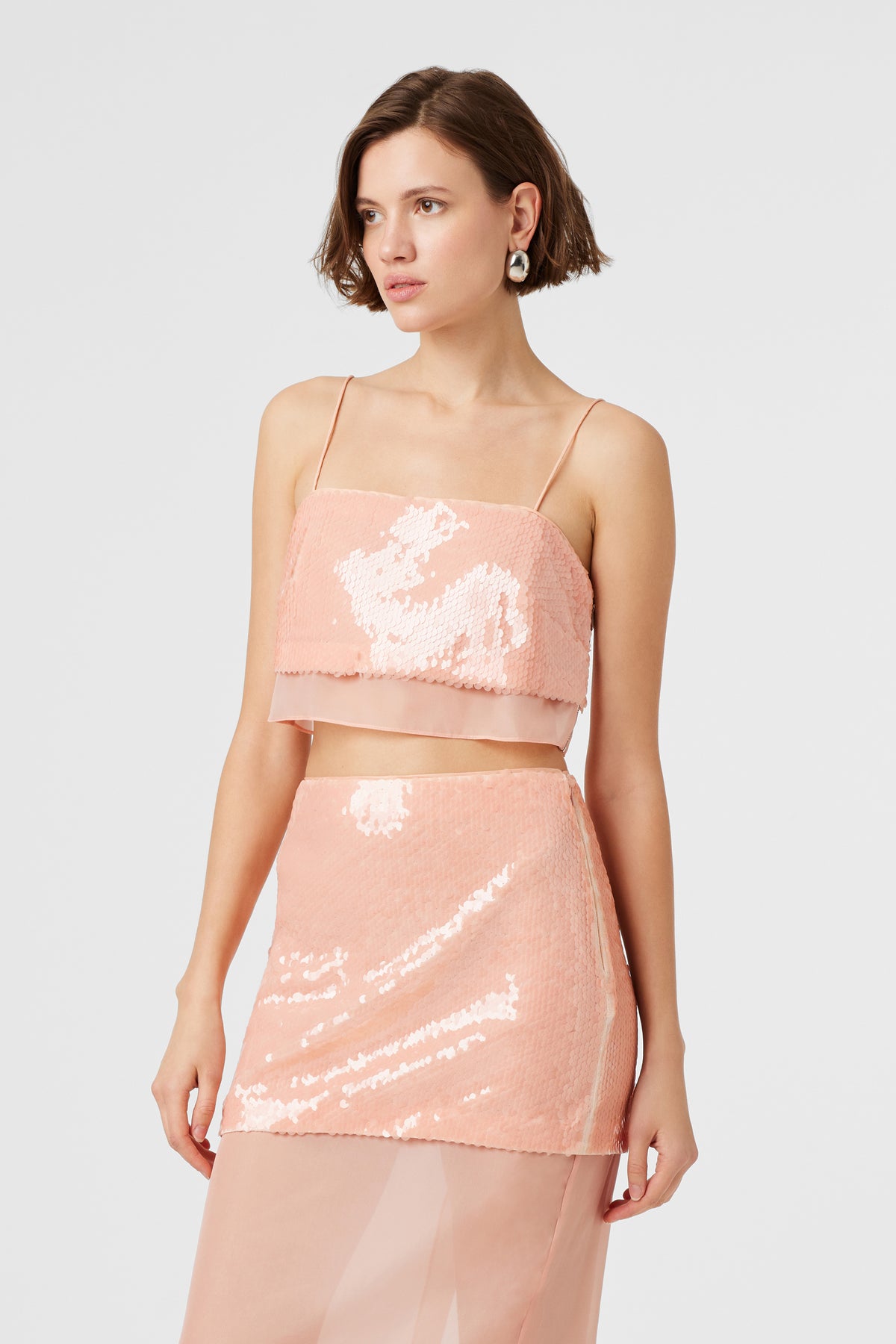 Gwen Organza Layered Cami - Toccin