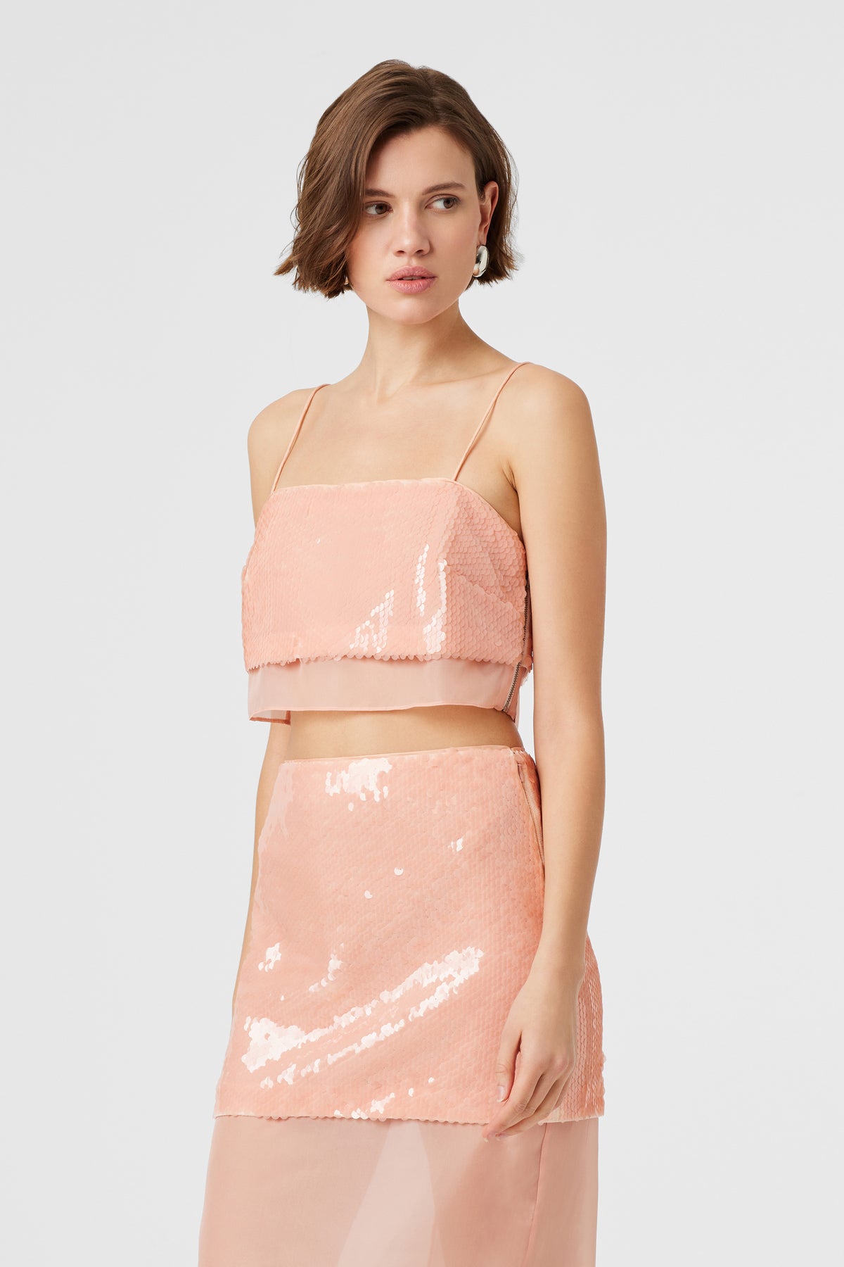 Gwen Organza Layered Cami - Toccin