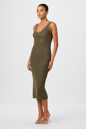 Summer Kayla Crochet Midi Dress