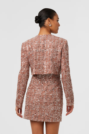 Lainey Sequin Embellished Jacket - Toccin
