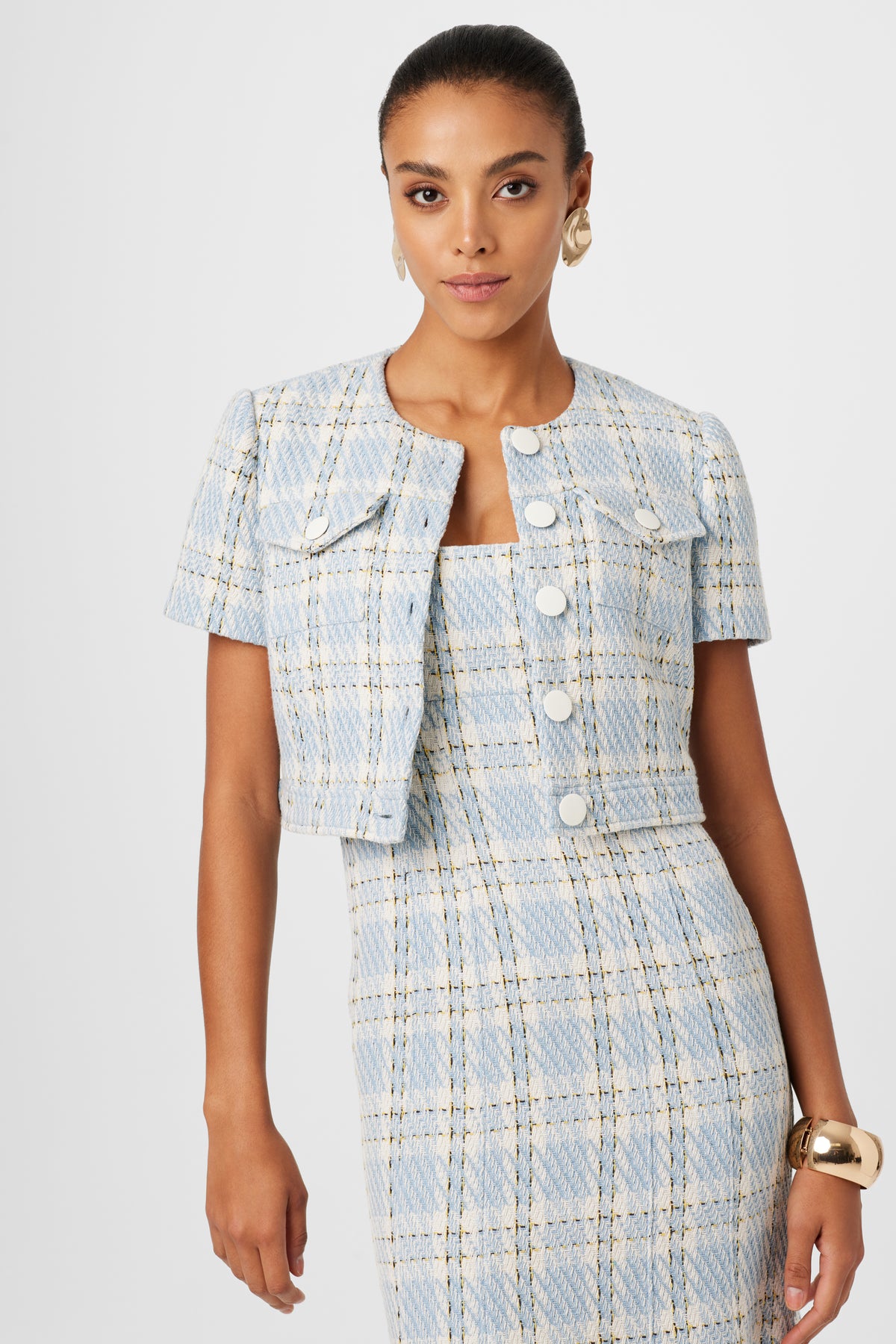 London Short Sleeve Crop Jacket - Toccin