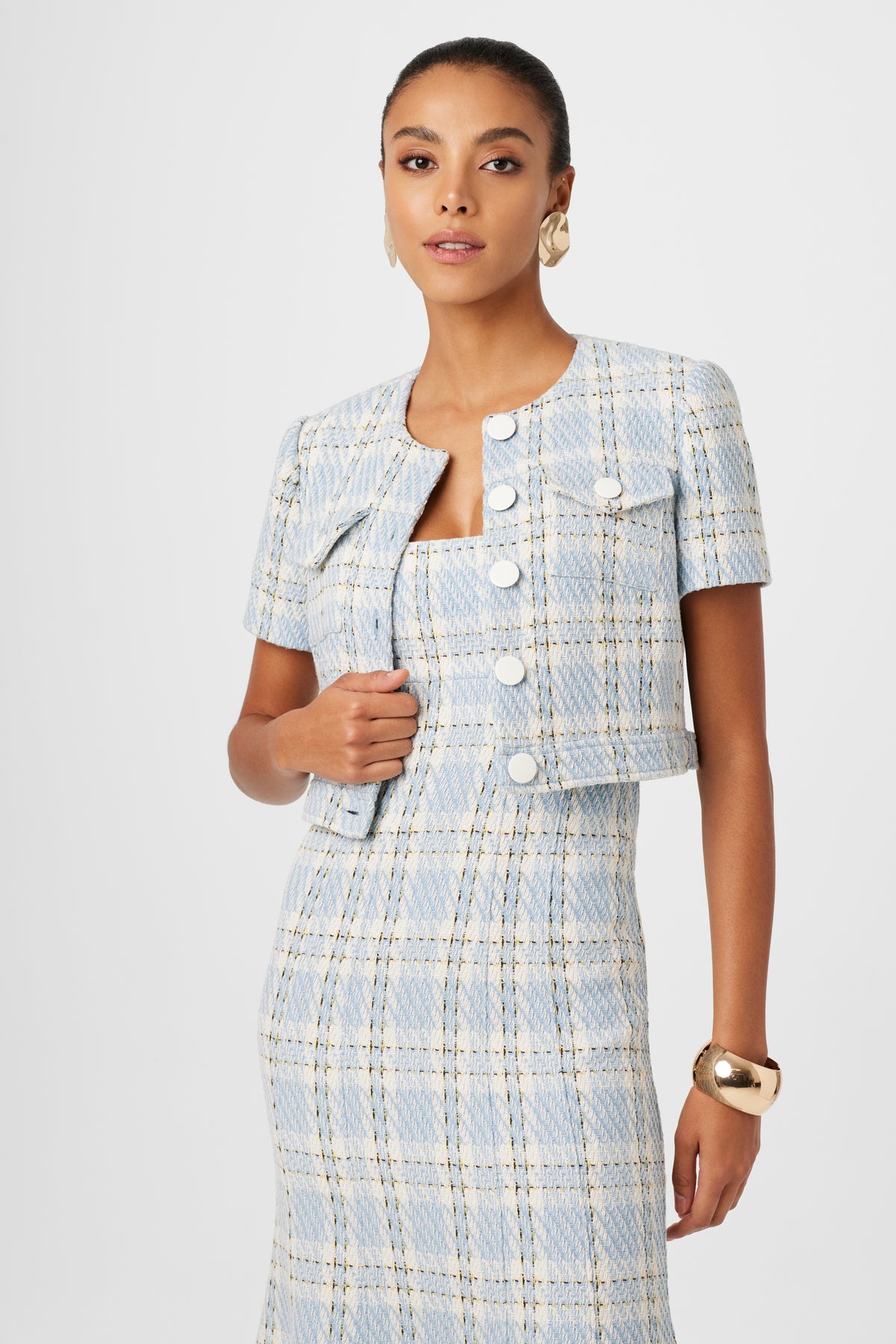 London Short Sleeve Crop Jacket - Toccin