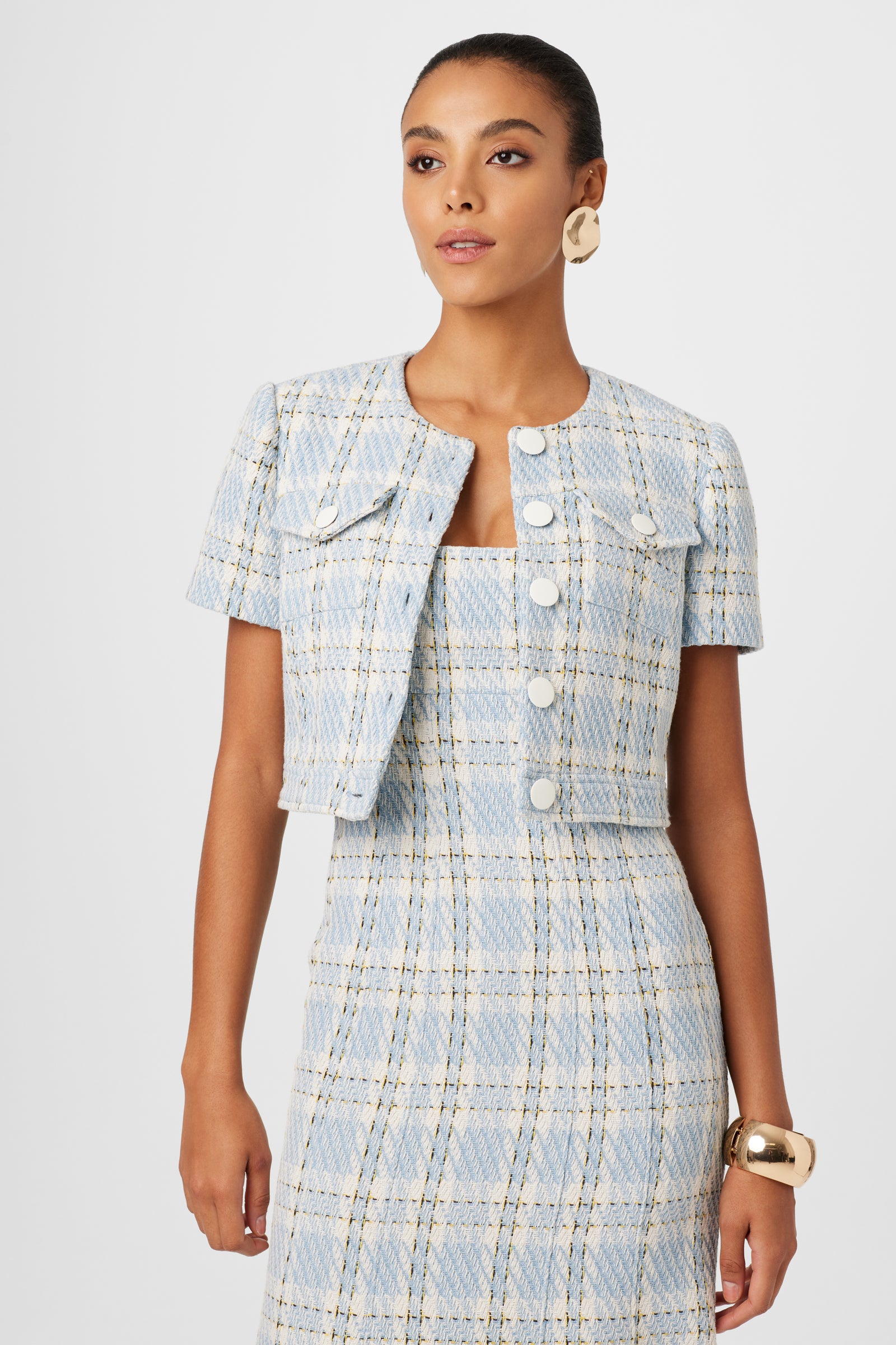 London Short Sleeve Crop Jacket - Toccin