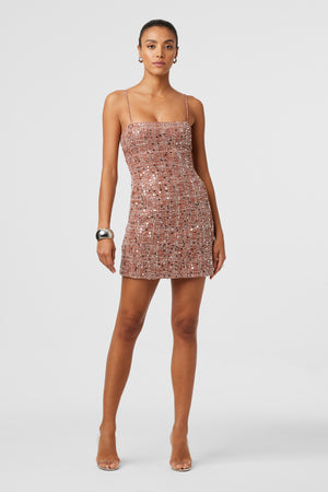 Luca Sequin Embellished Dress - Toccin