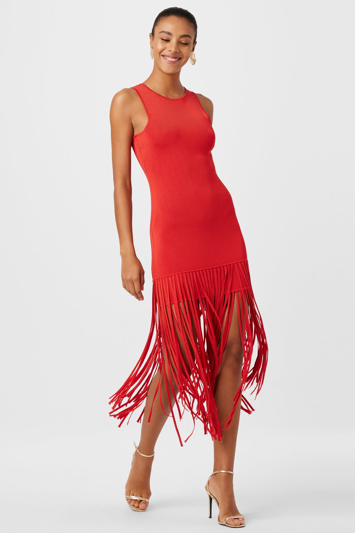 Margaux Fringe Dress_ - Toccin