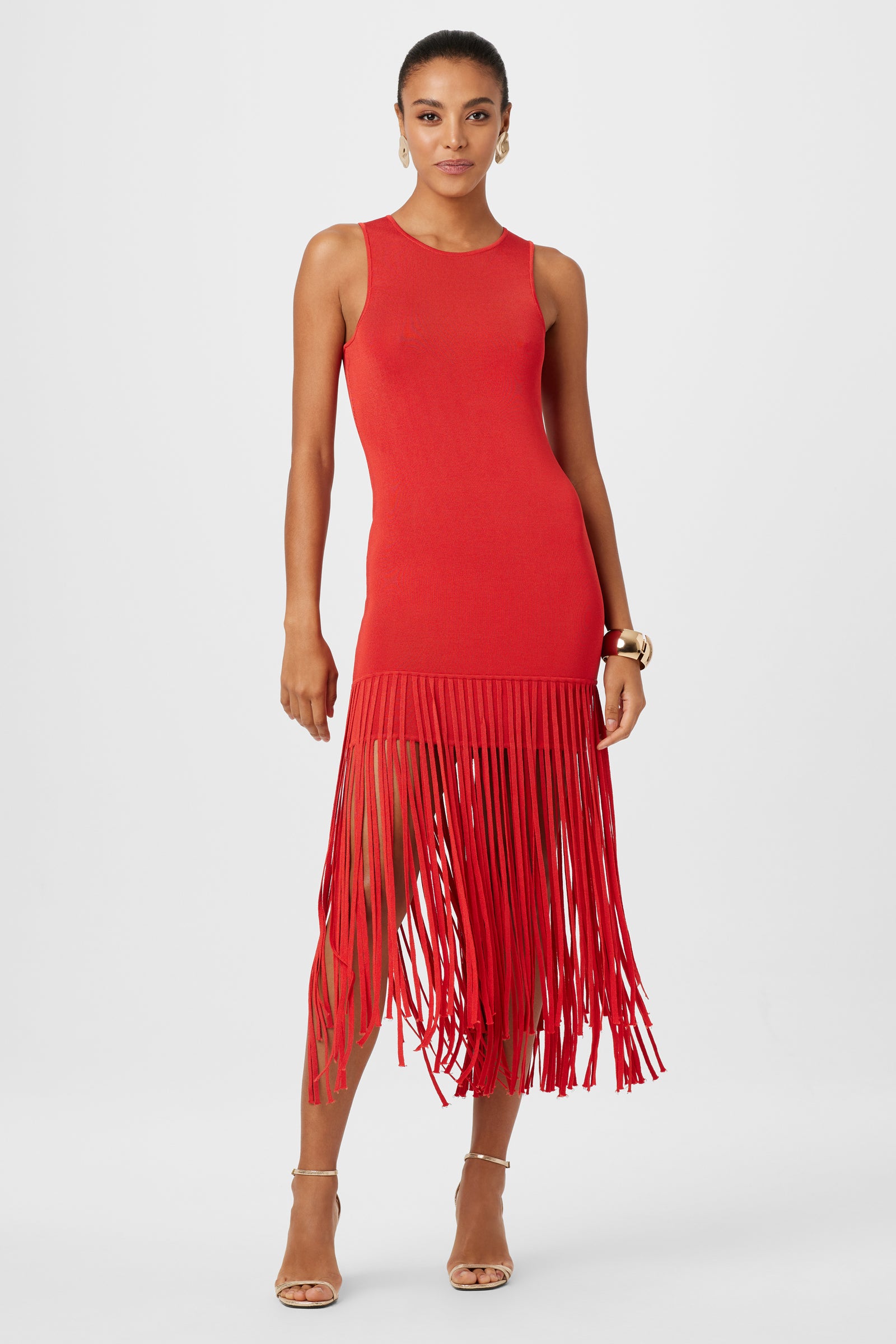 Margaux Fringe Dress_ - Toccin