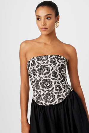 Melody Embroidery Corset Dress - Toccin