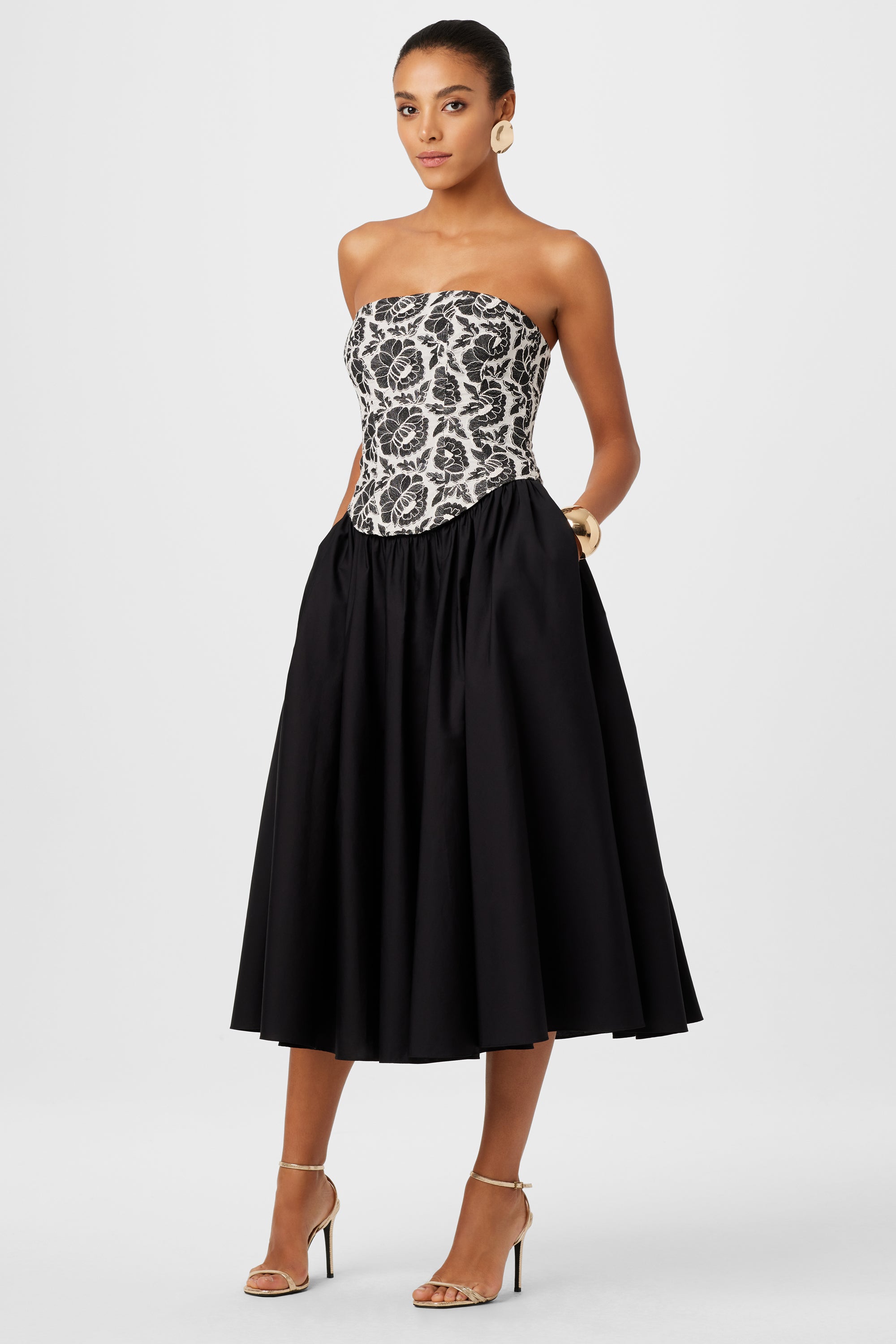 Melody Embroidery Corset Dress - Toccin