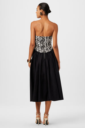 Melody Embroidery Corset Dress - Toccin