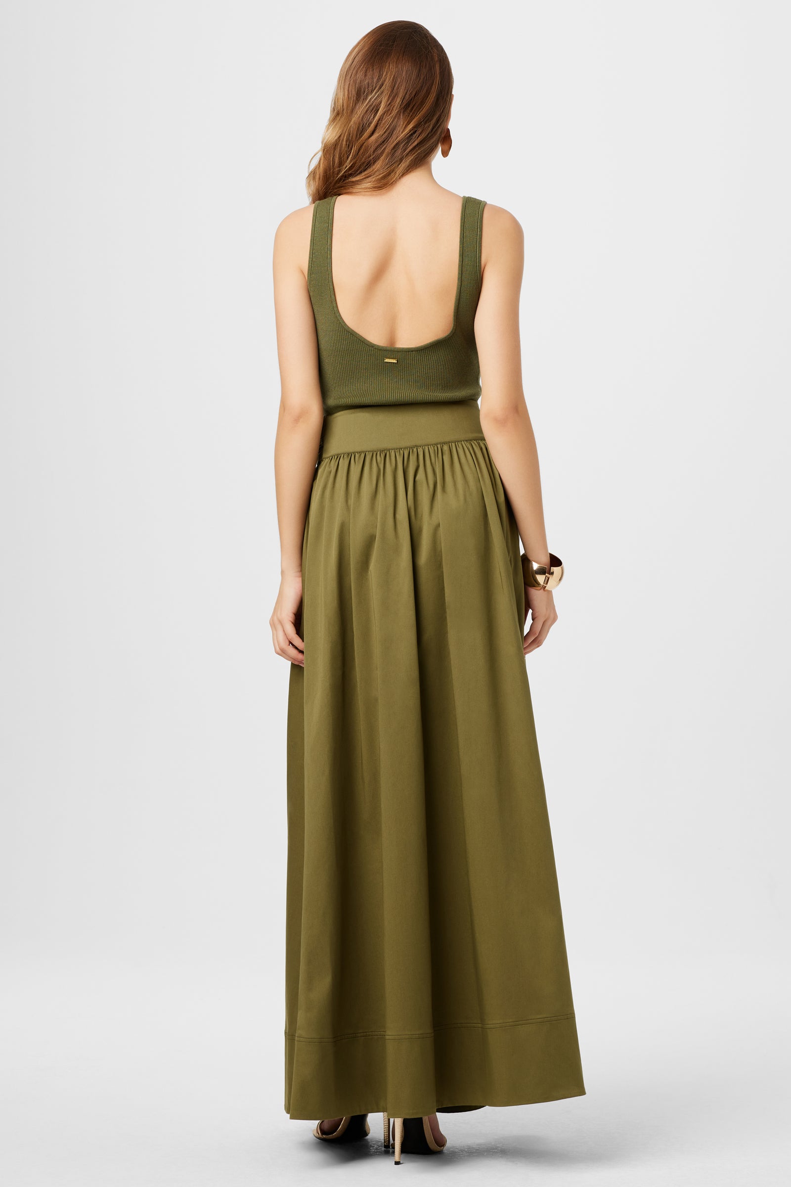 Sabine Tie Front Maxi Skirt - Toccin