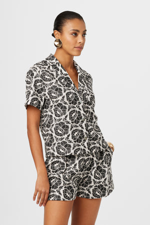 Sammie Embroidery Boxy Shirt - Toccin