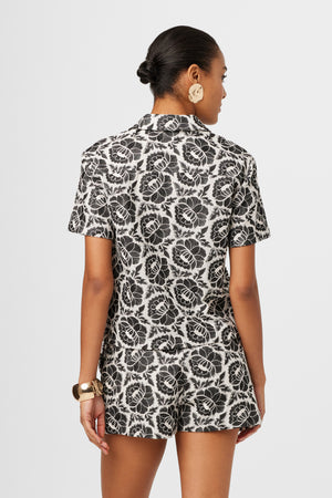 Sammie Embroidery Boxy Shirt - Toccin