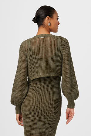 Summer Tori Crochet Blouson Cardigan