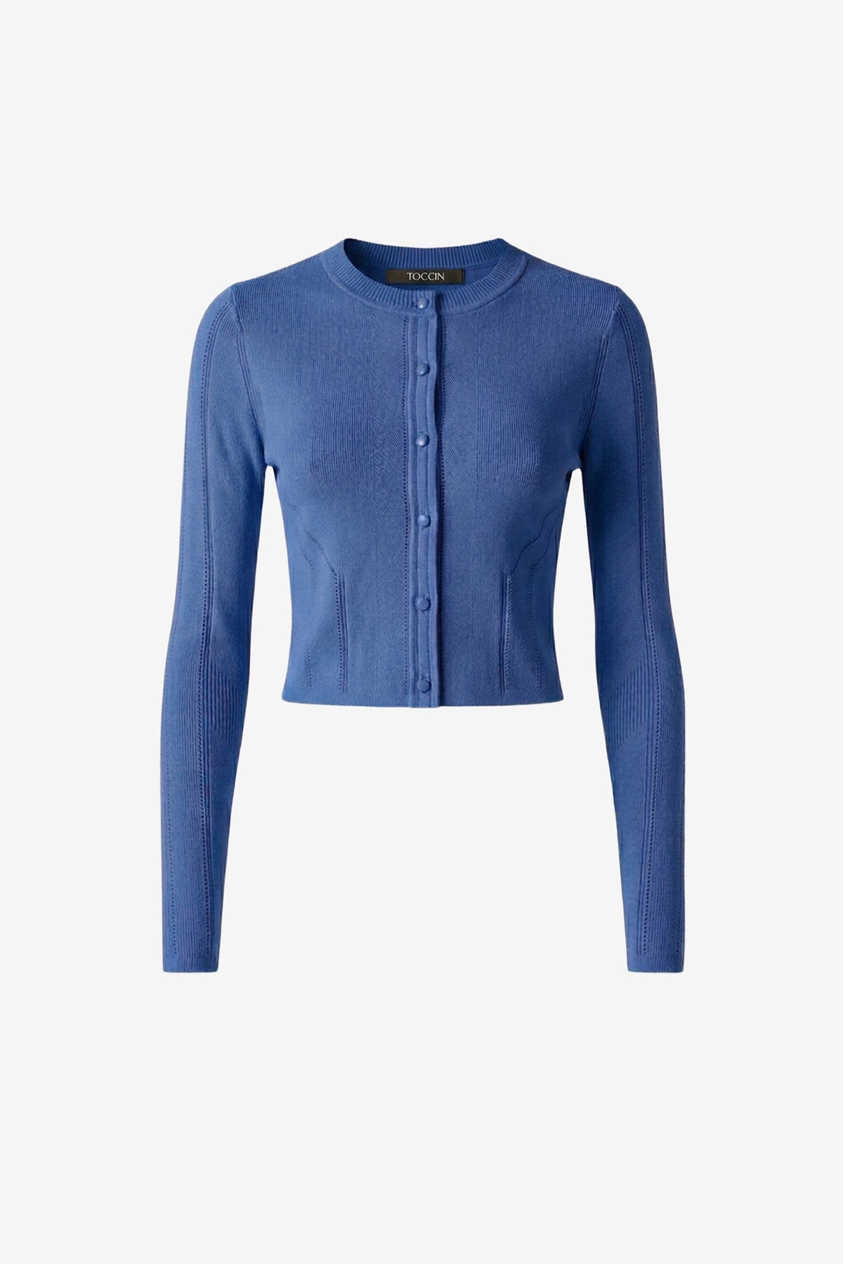 VICKI CROPPED FITTED CARDIGAN - Toccin
