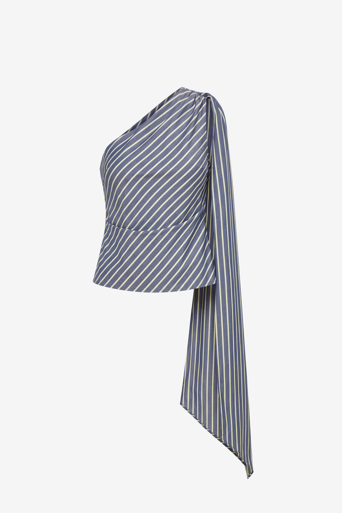 VIK ONE SHOULDER CASCADE TOP - Toccin