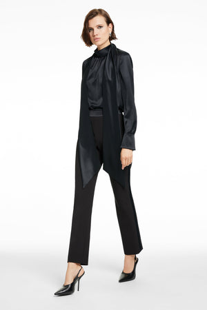 VERONICA LONG SLEEVE PUSSY-BOW BLOUSE - Toccin