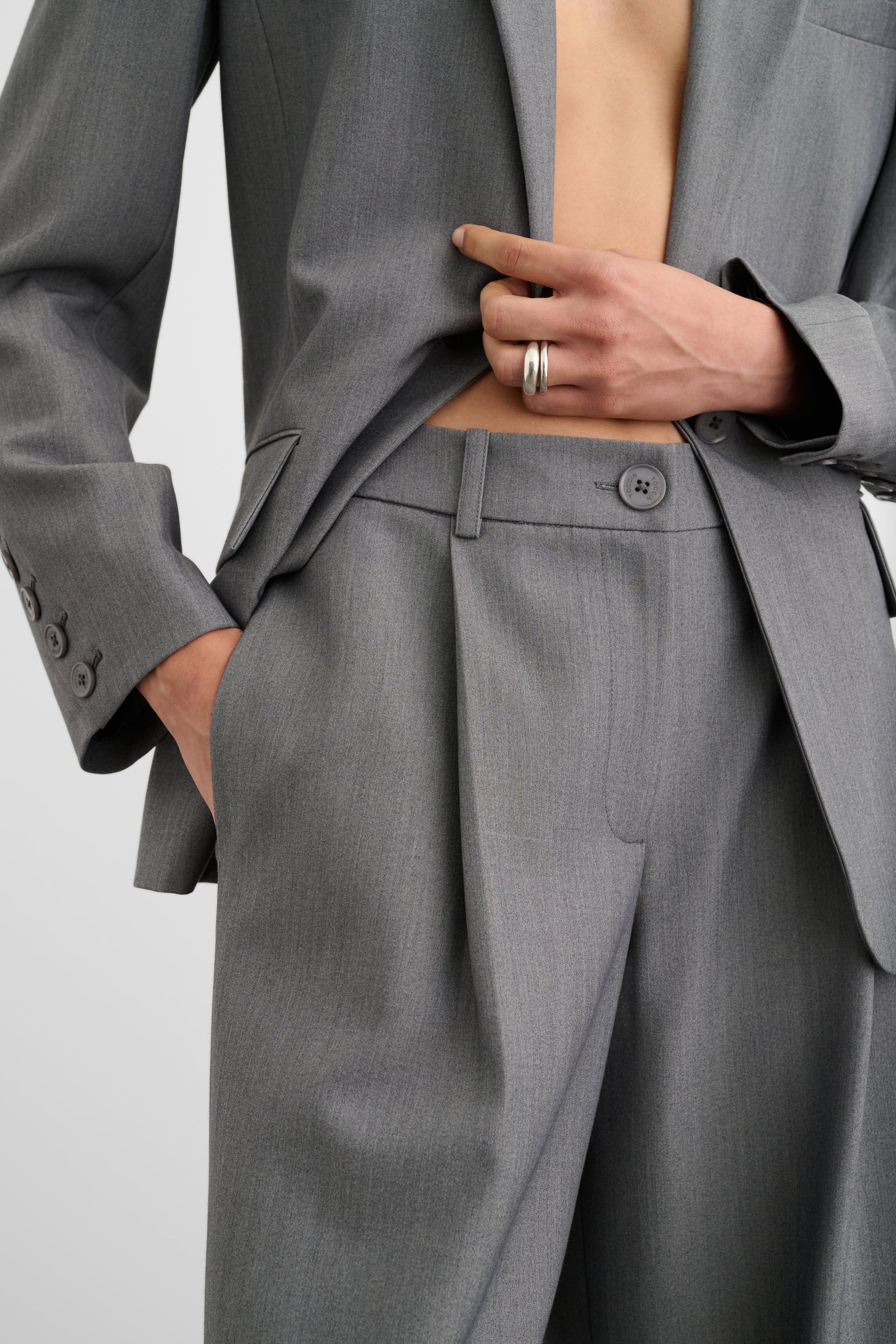 SOLARA PLEATED WIDE LEG TROUSER