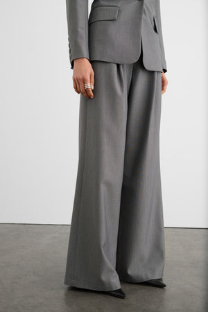 SOLARA PLEATED WIDE LEG TROUSER