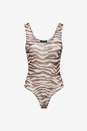 WYATT SCOOP NECK THONG BODYSUIT - Toccin