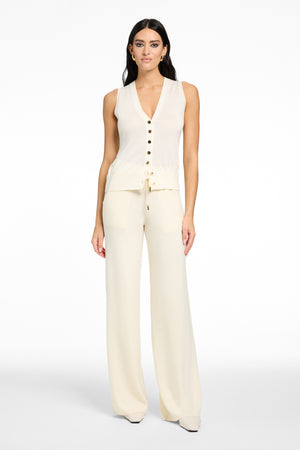 WAVERLY BUTTON-FRONT SWEATER VEST - Toccin