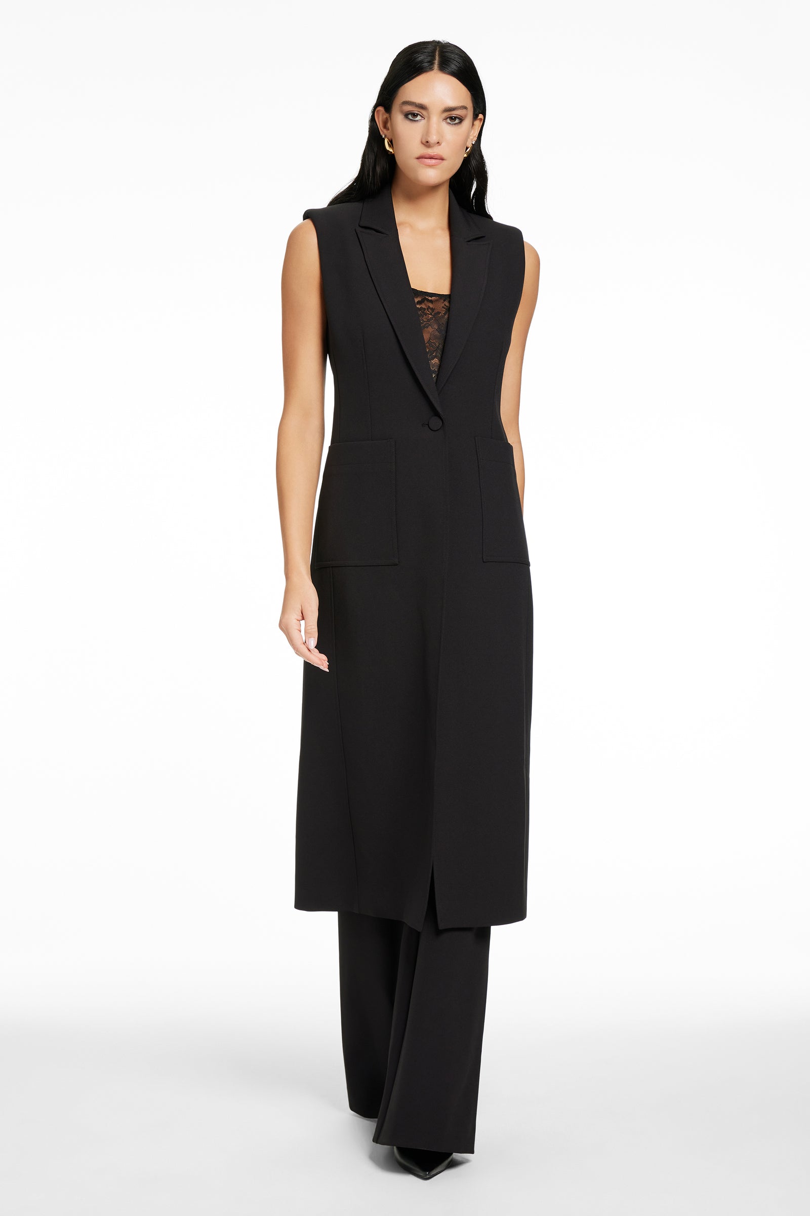 WELLS LONGLINE VEST - Toccin