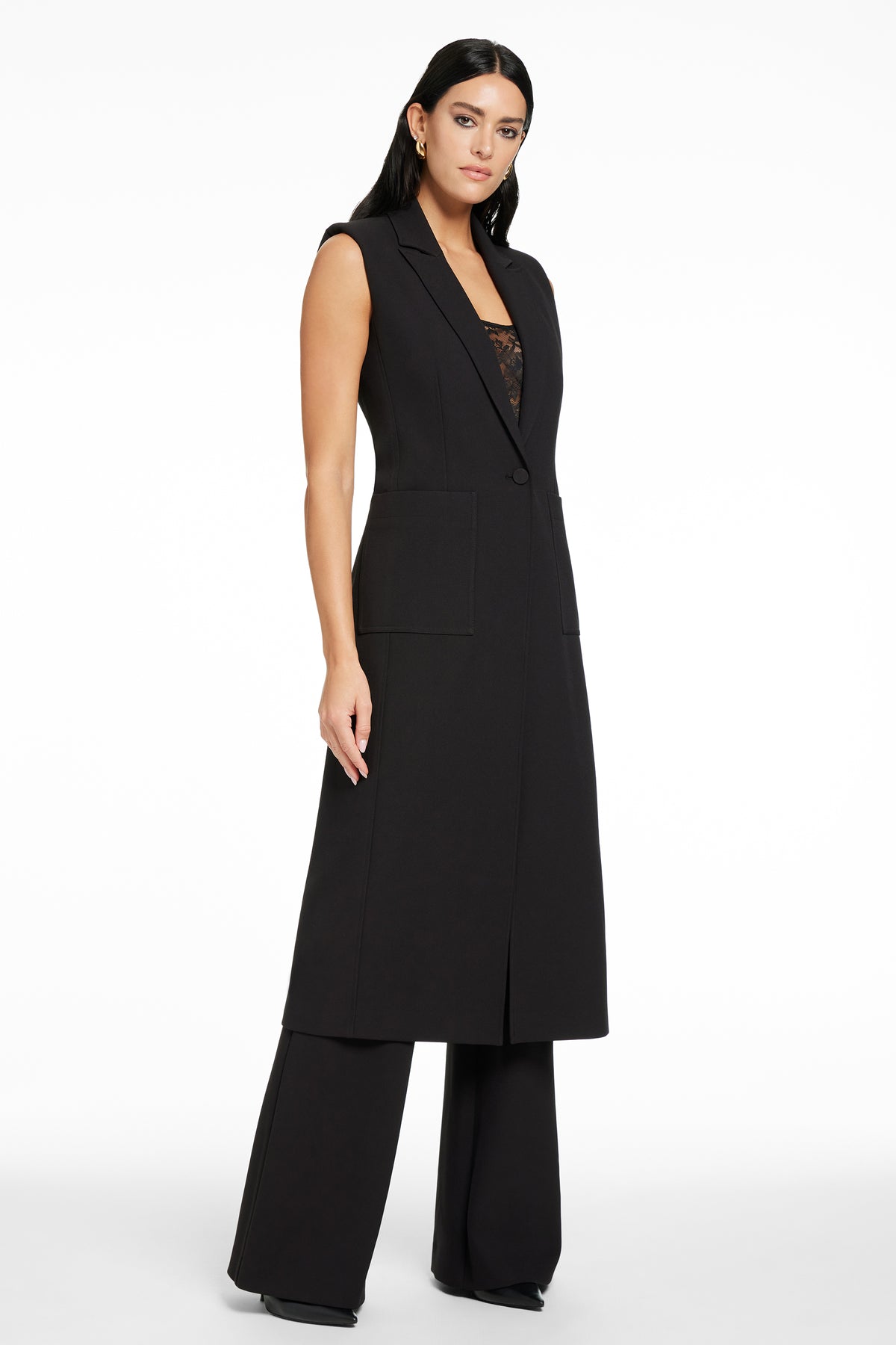 WELLS LONGLINE VEST - Toccin