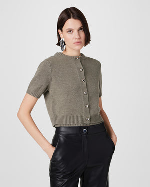 PIPPA SHORT SLEEVE CARDIGAN - Toccin