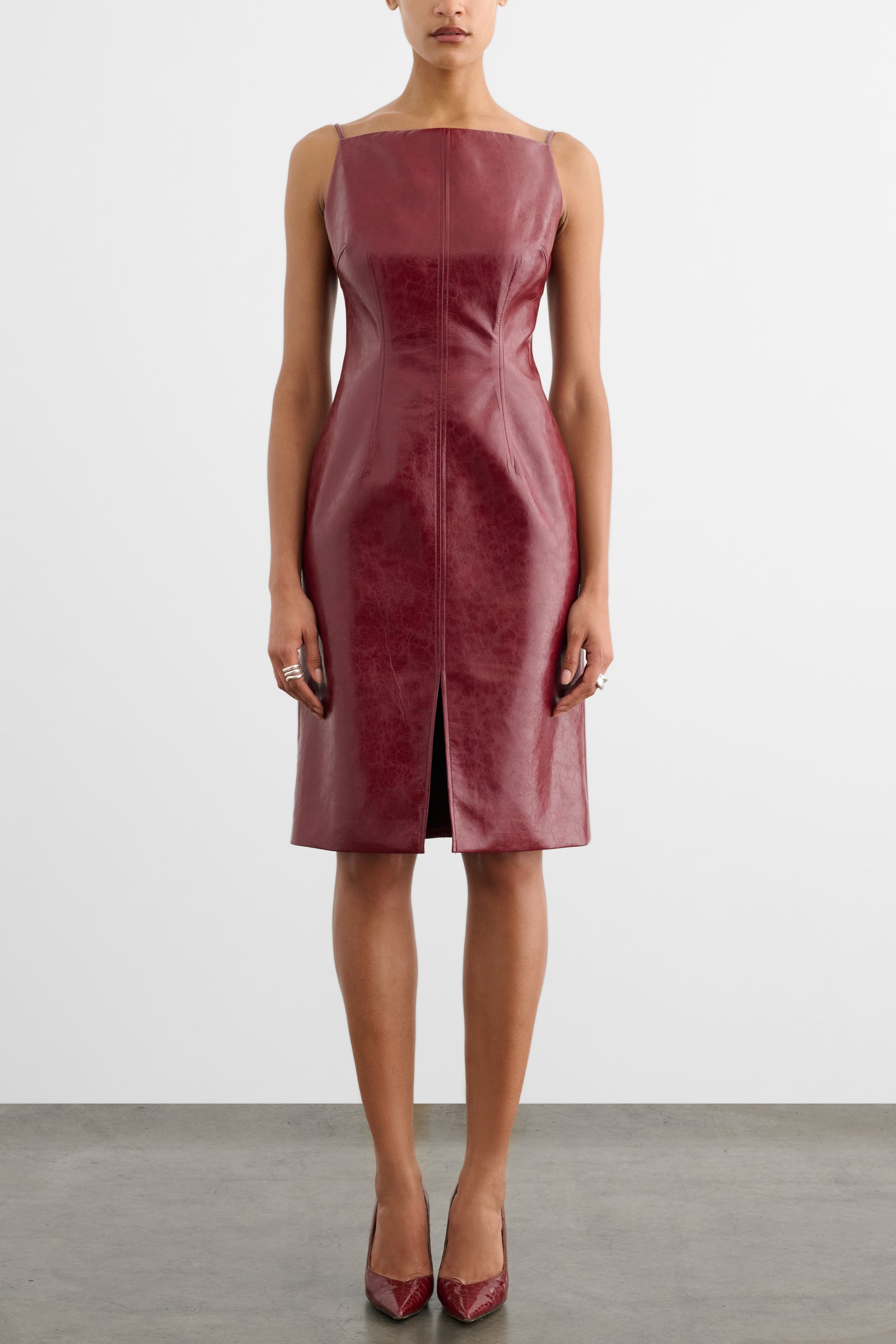 ZIVANA BATEAU KNEE LENGTH DRESS