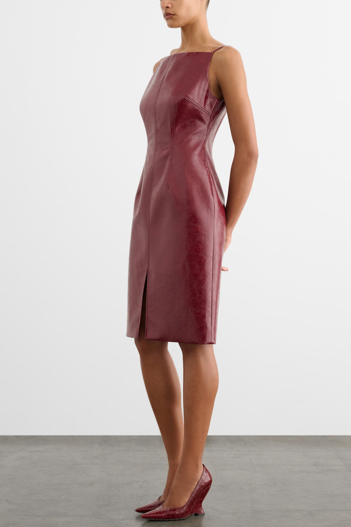 ZIVANA BATEAU KNEE LENGTH DRESS