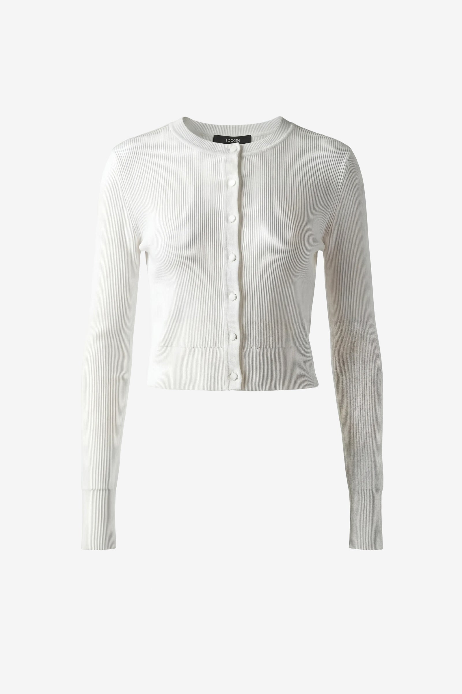 ZOE CLASSIC CROPPED CARDIGAN - Toccin