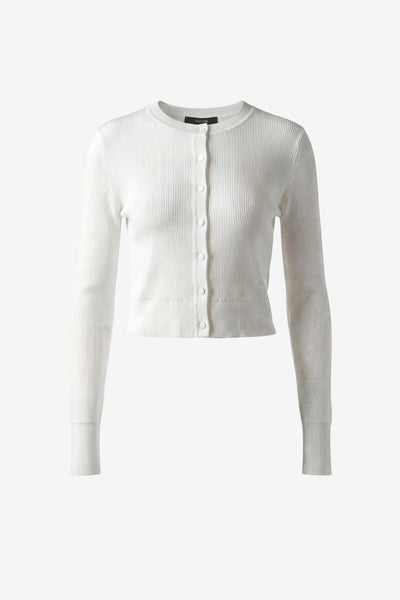 ZOE CROPPED FITTED CARDIGAN