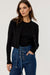 Zoe Slim Fit Cropped Button-Down Cardigan