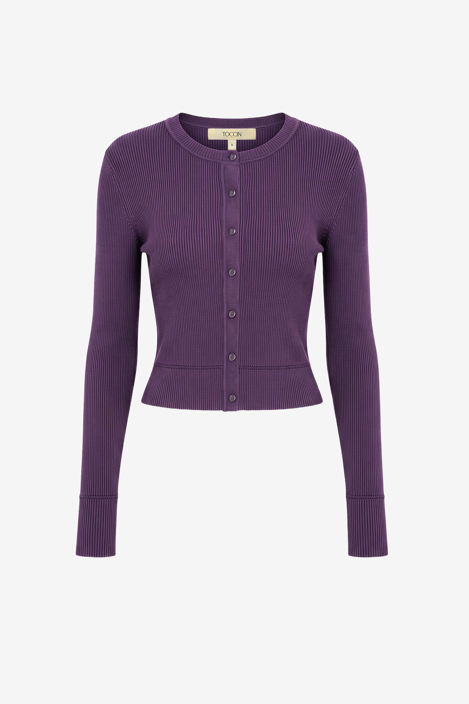 ZOE HIGH SHINE CROPPED CARDIGAN