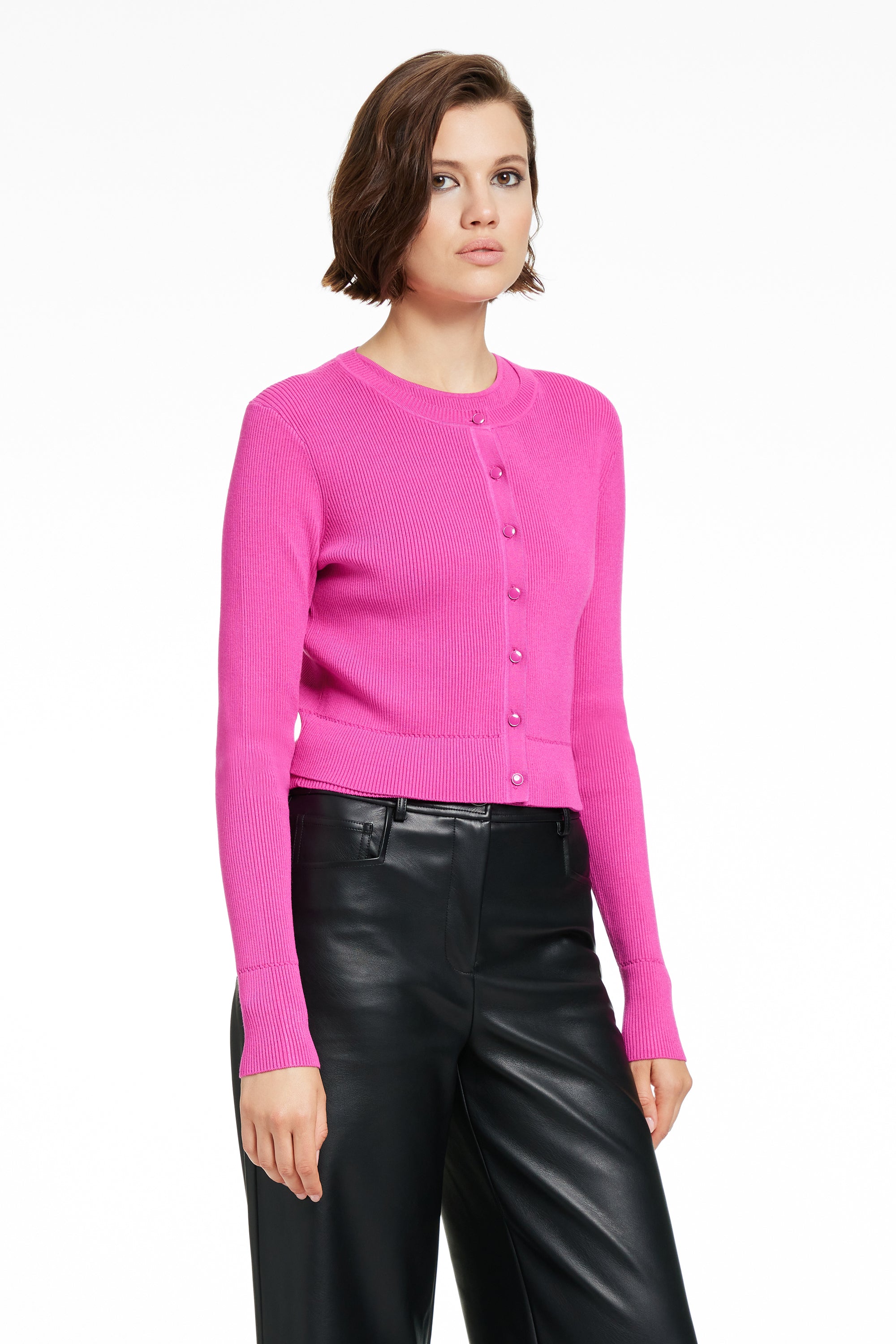 ZOE CLASSIC CROPPED CARDIGAN - Toccin