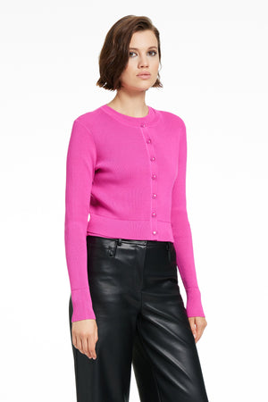 ZOE CLASSIC CROPPED CARDIGAN - Toccin