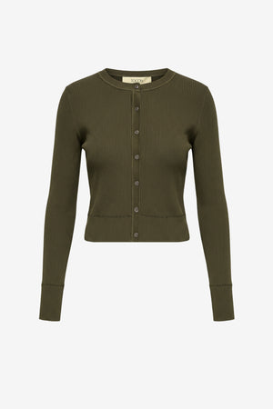 ZOE HIGH SHINE CROPPED CARDIGAN