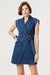 Everly Denim Wrap Dress - Toccin