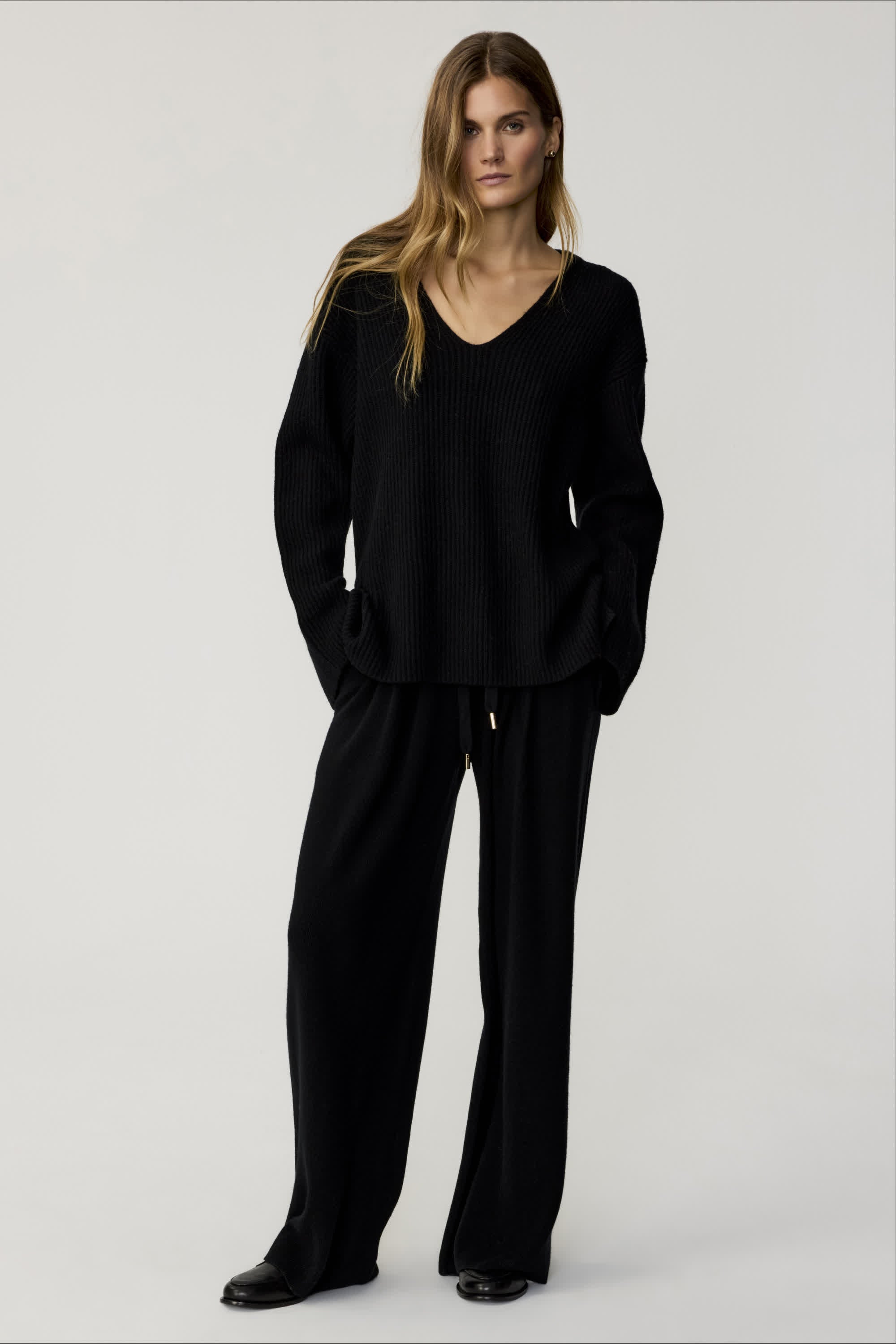 Erin Cashmere Wide Leg Pants